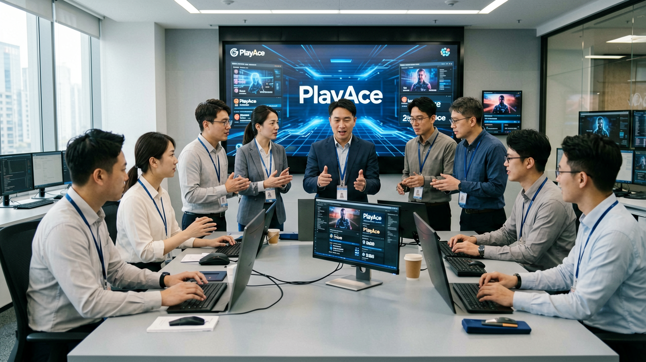 PA视讯集团核心团队在Ultra Platform技术指挥中心进行赛事导播调度